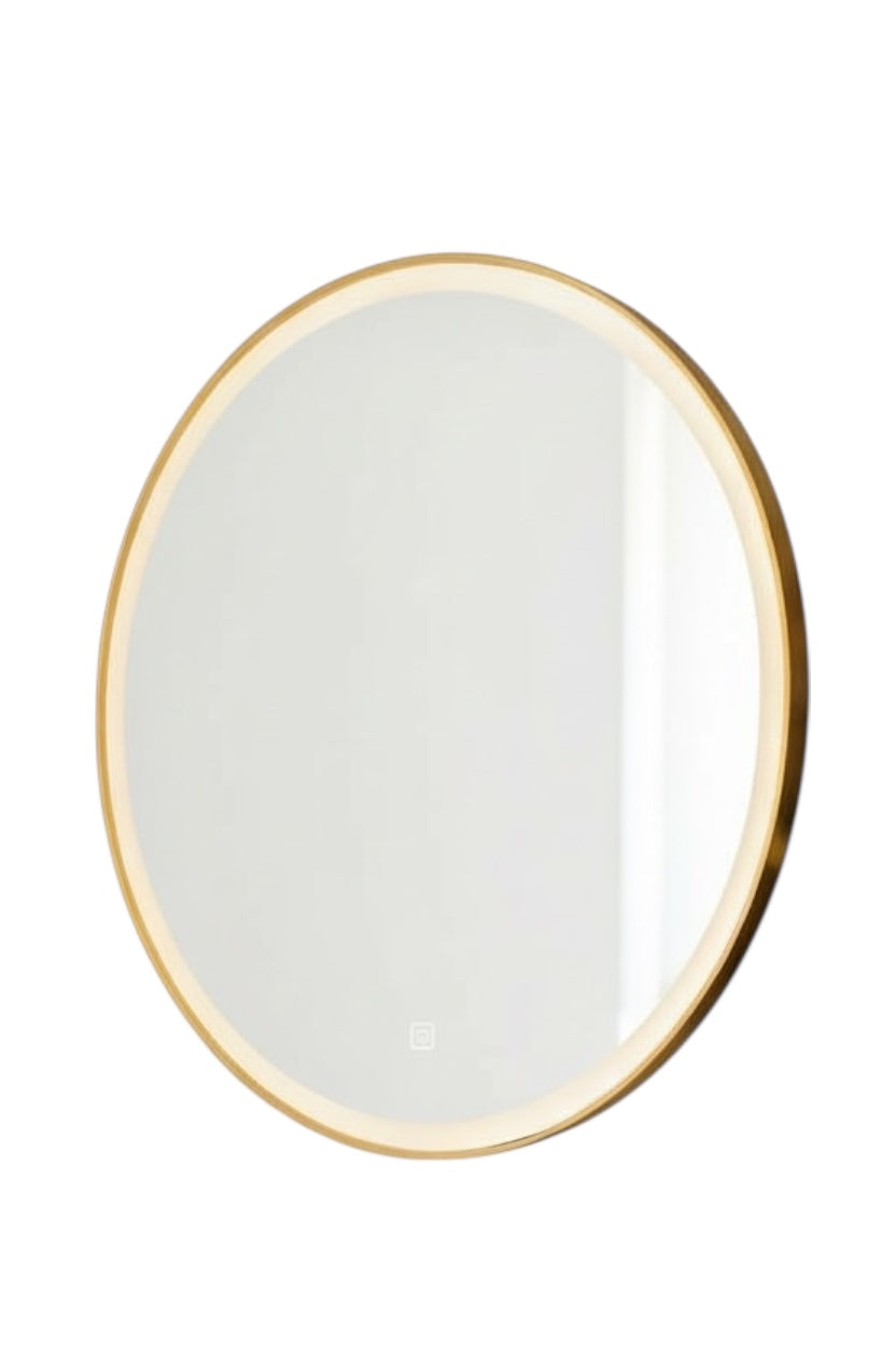Mizco Premium Brass Pvd Mirror With D-fogger