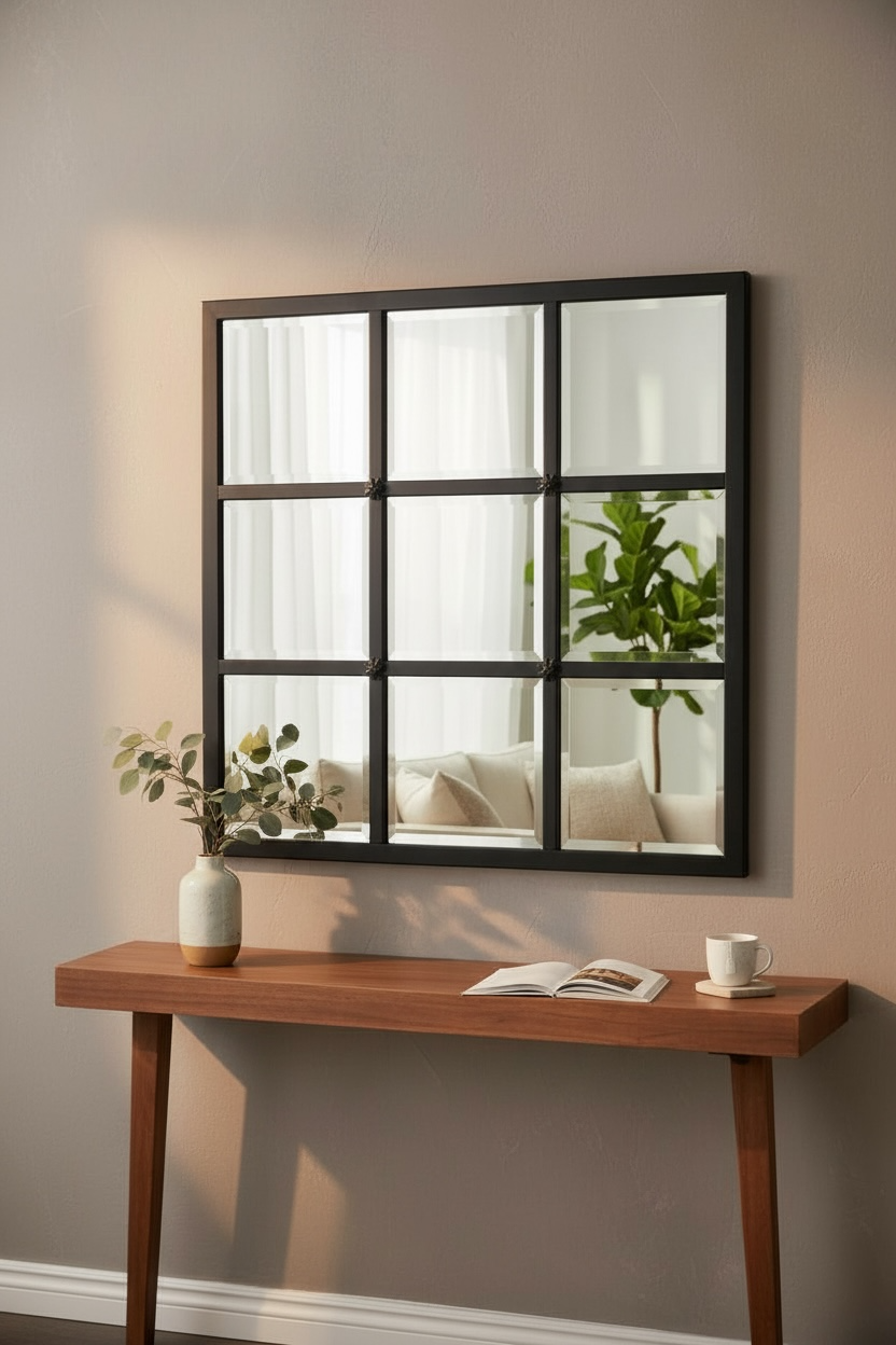 Ninebex black dc mirror