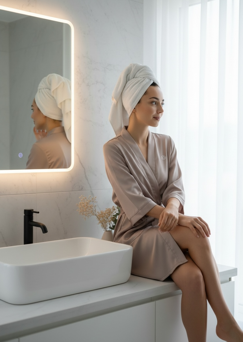 Ogee LED Backlit Mirror