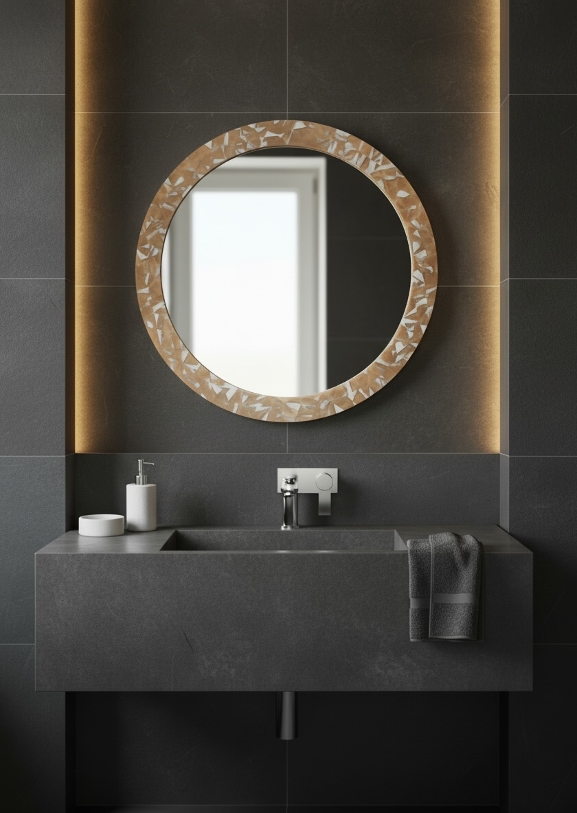 Ivory Rose Decor Mirror