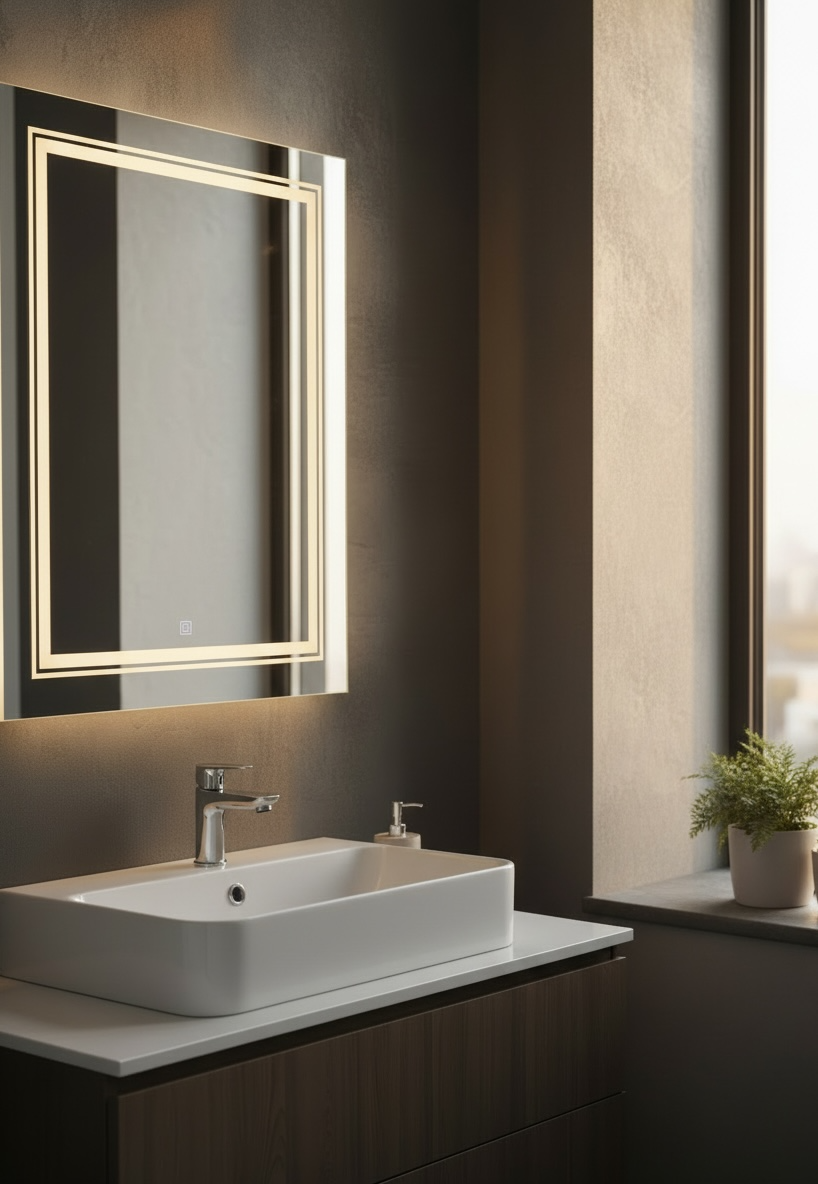 Warm White 3k LED Mirror