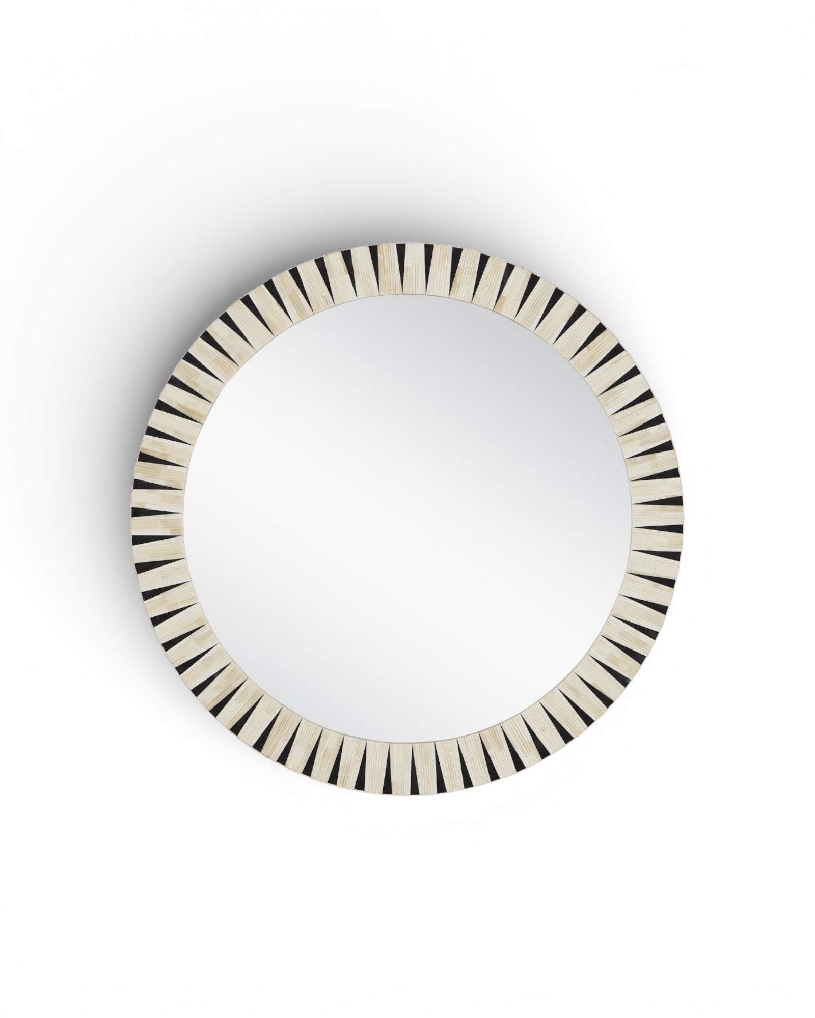 Pure Ivory MOP Mirror