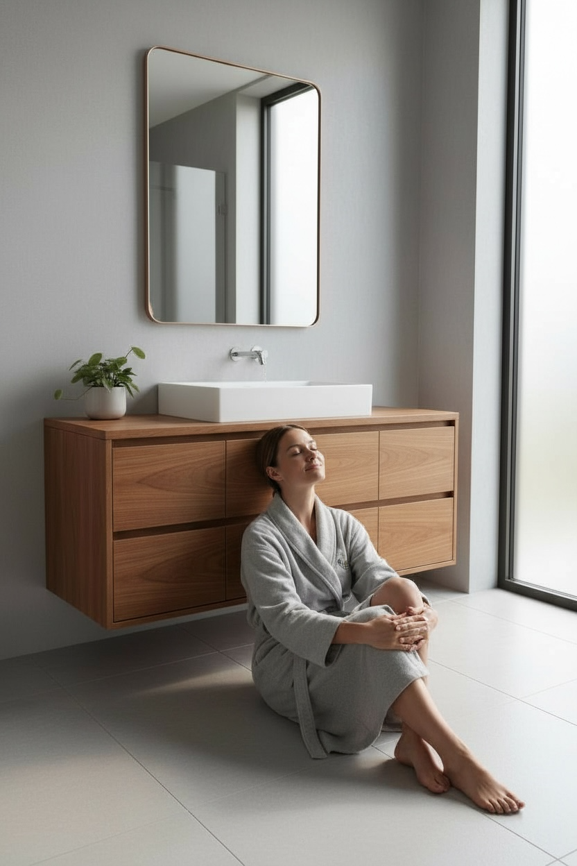 Copper Rues Decorative Mirror