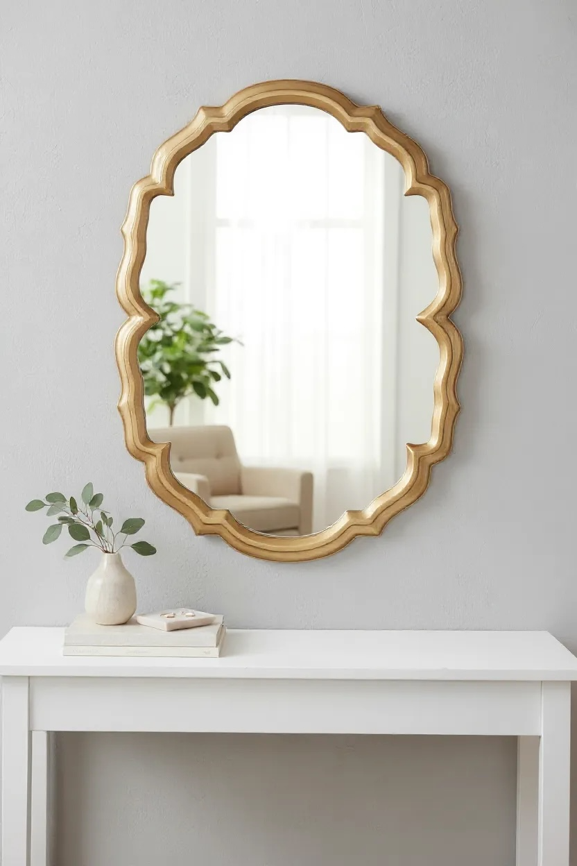 Antique Oval Dc Mirror