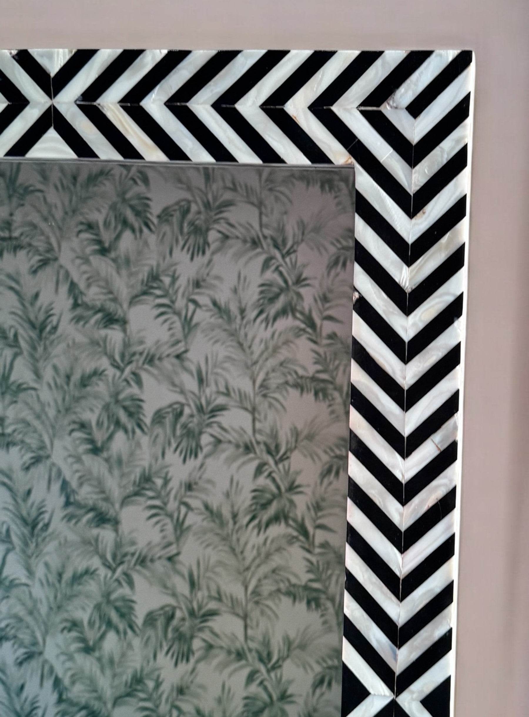 Zebro Mother of Pearl DC Mirror - Mirrorwalla