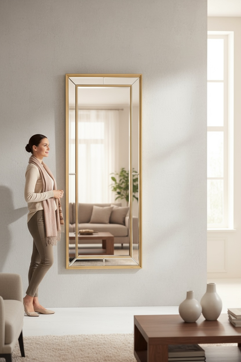 Gold Life Long Dresser Mirror