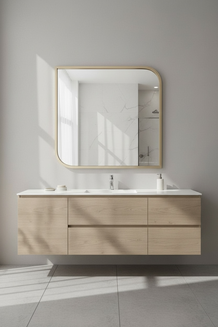 Gold Glaze Dc Mirror