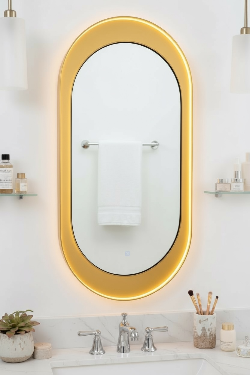 BG Capsule backlit mirror