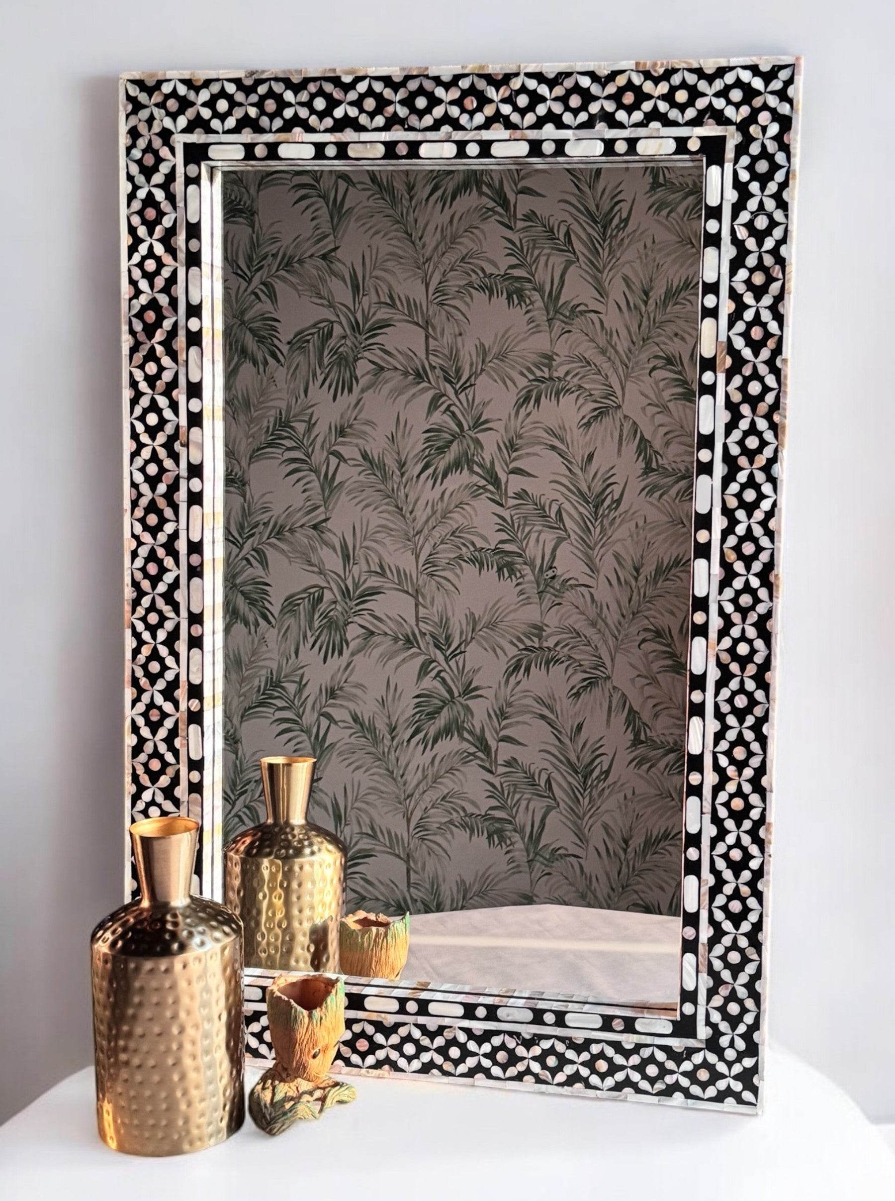 Lexi Mother of pearl dc mirror - Mirrorwalla