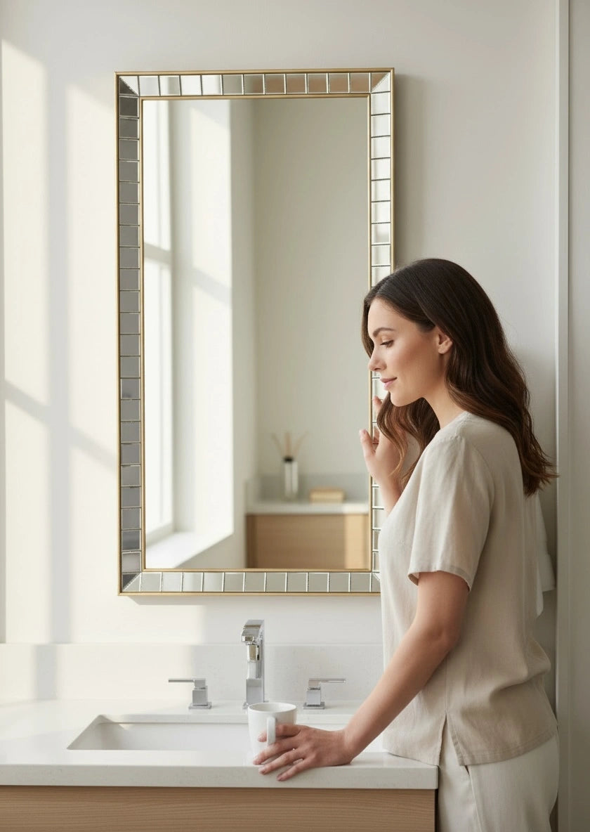 Premium Gold box dc mirror