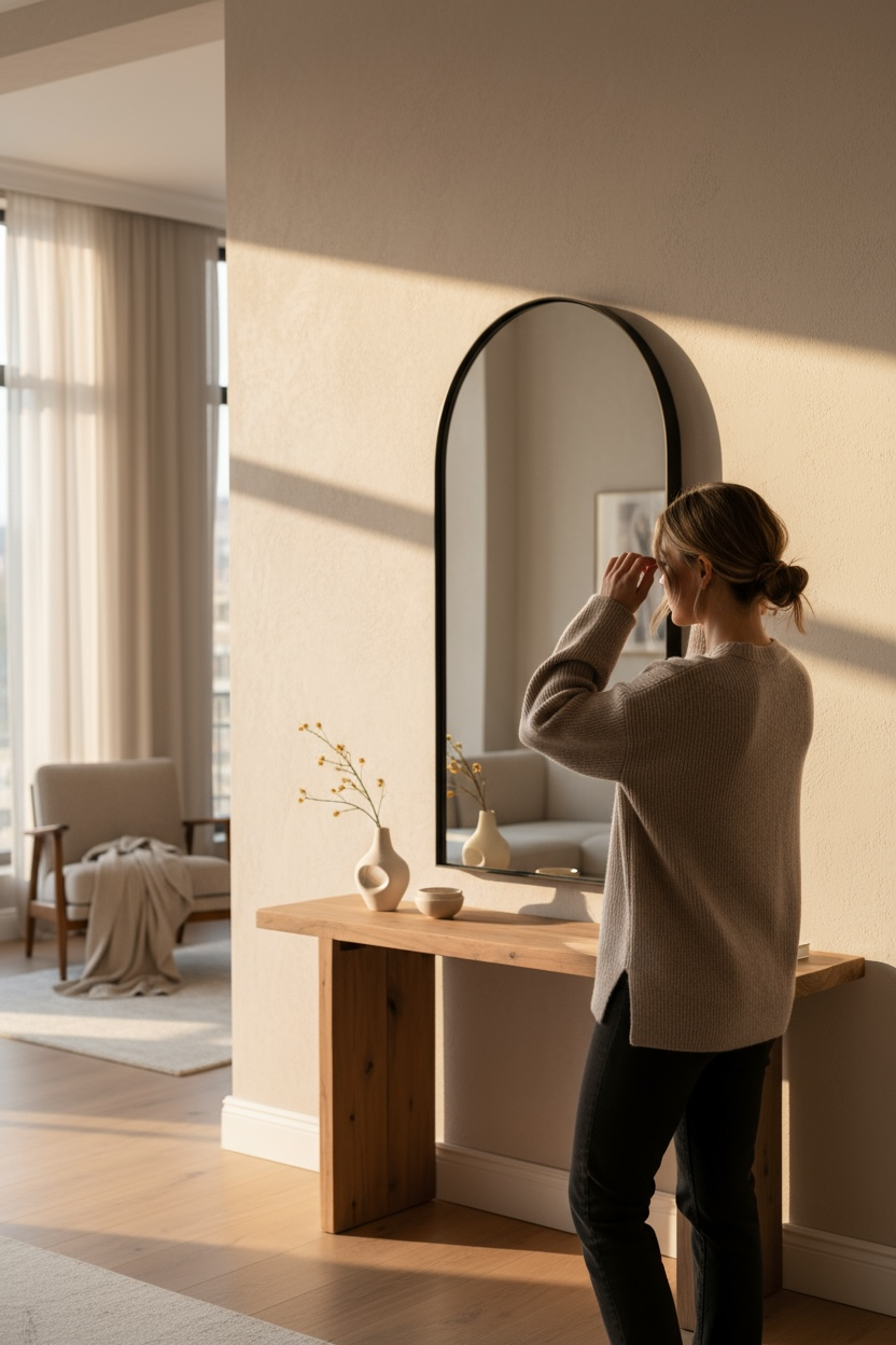 Black Arch Dc Mirror