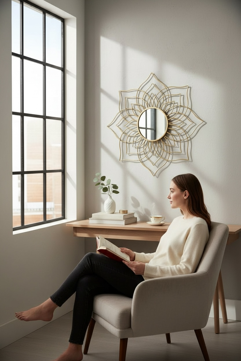 Petals Love Decorative Mirror