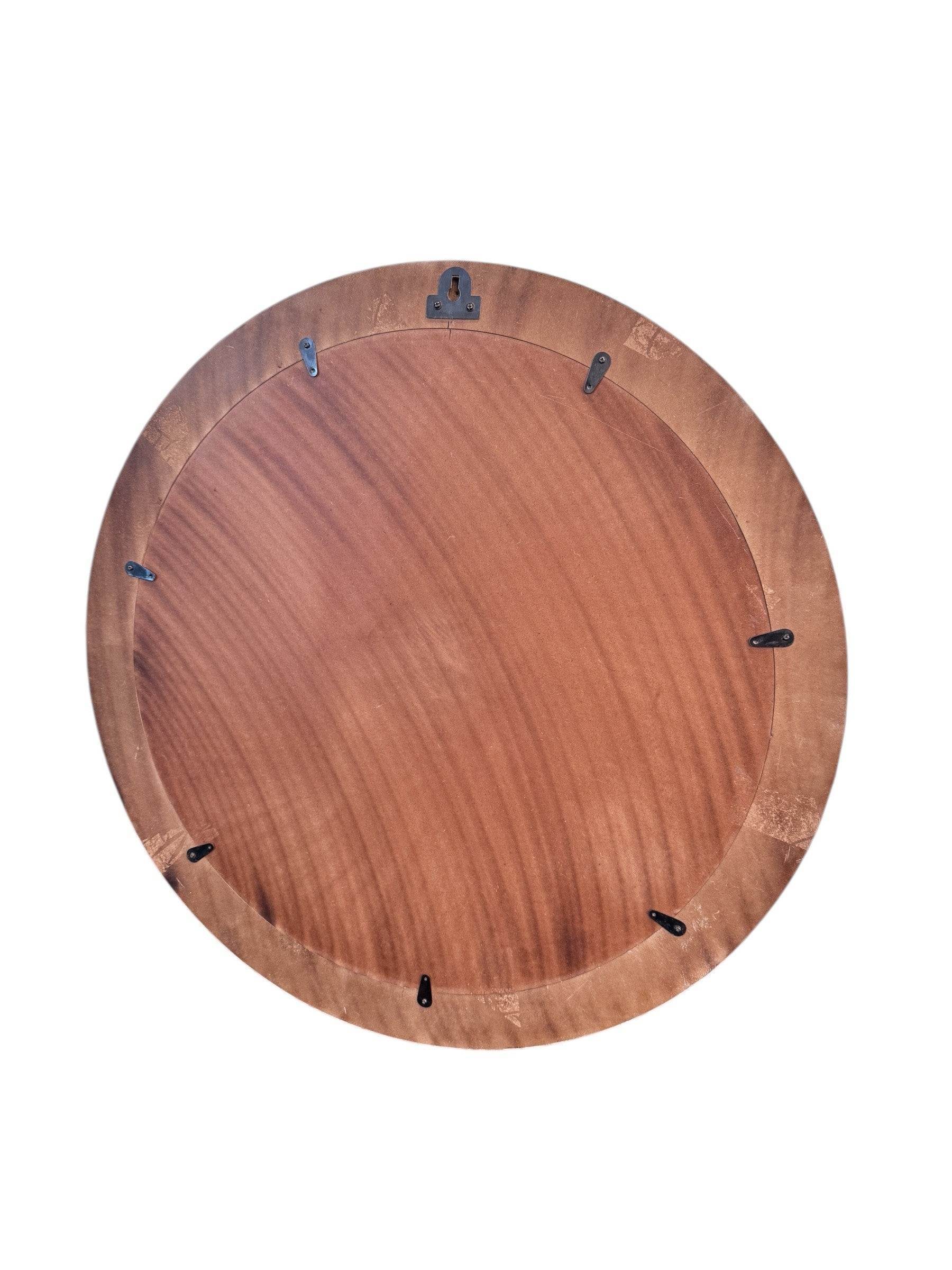 Floral Mother of pearl round mirror - Mirrorwalla