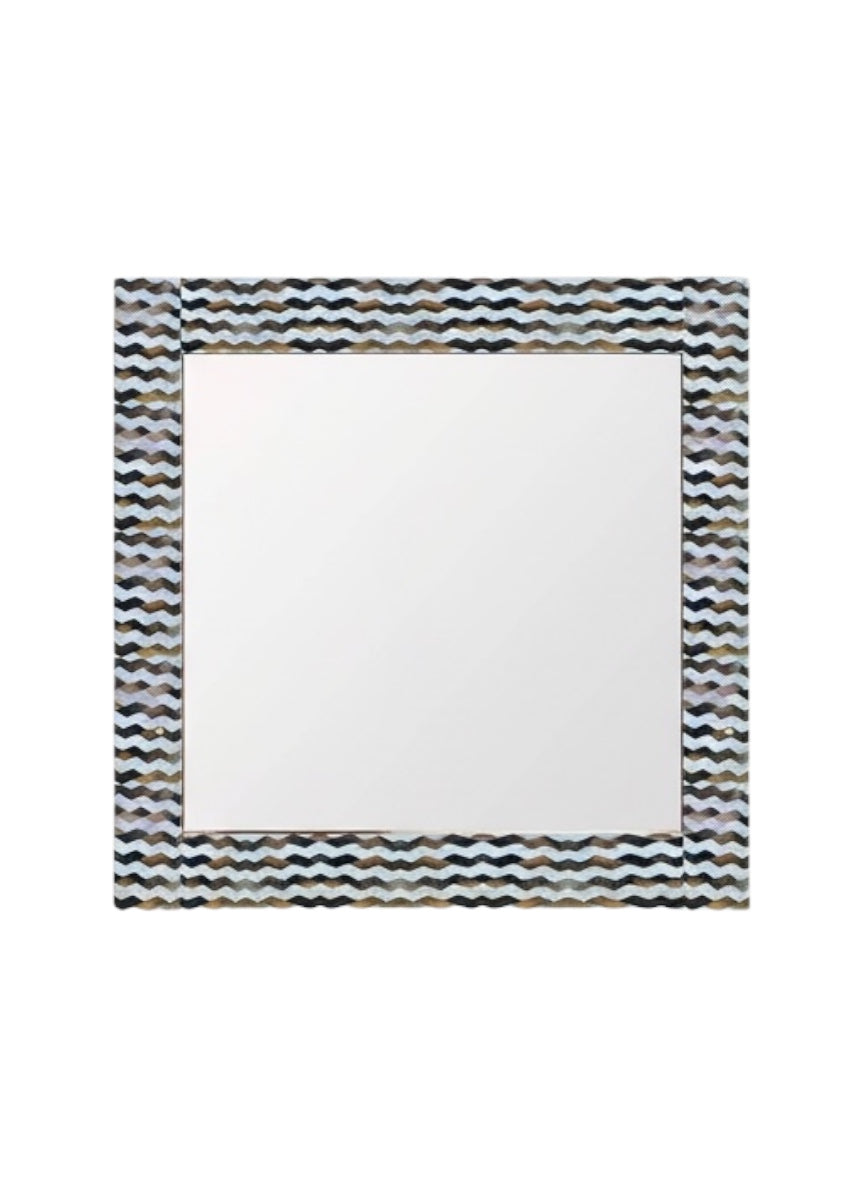 MOP Waves Decorative Mirror