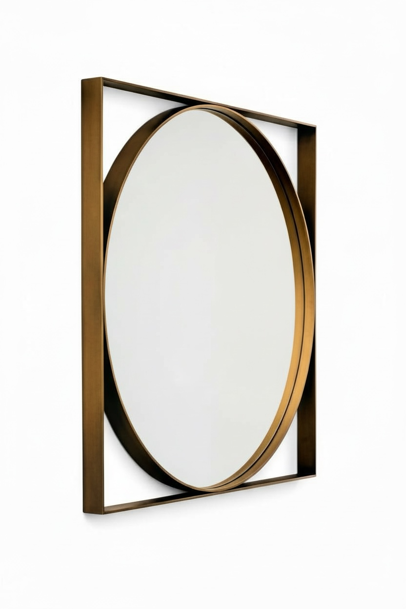 R-squire Brass Mirror