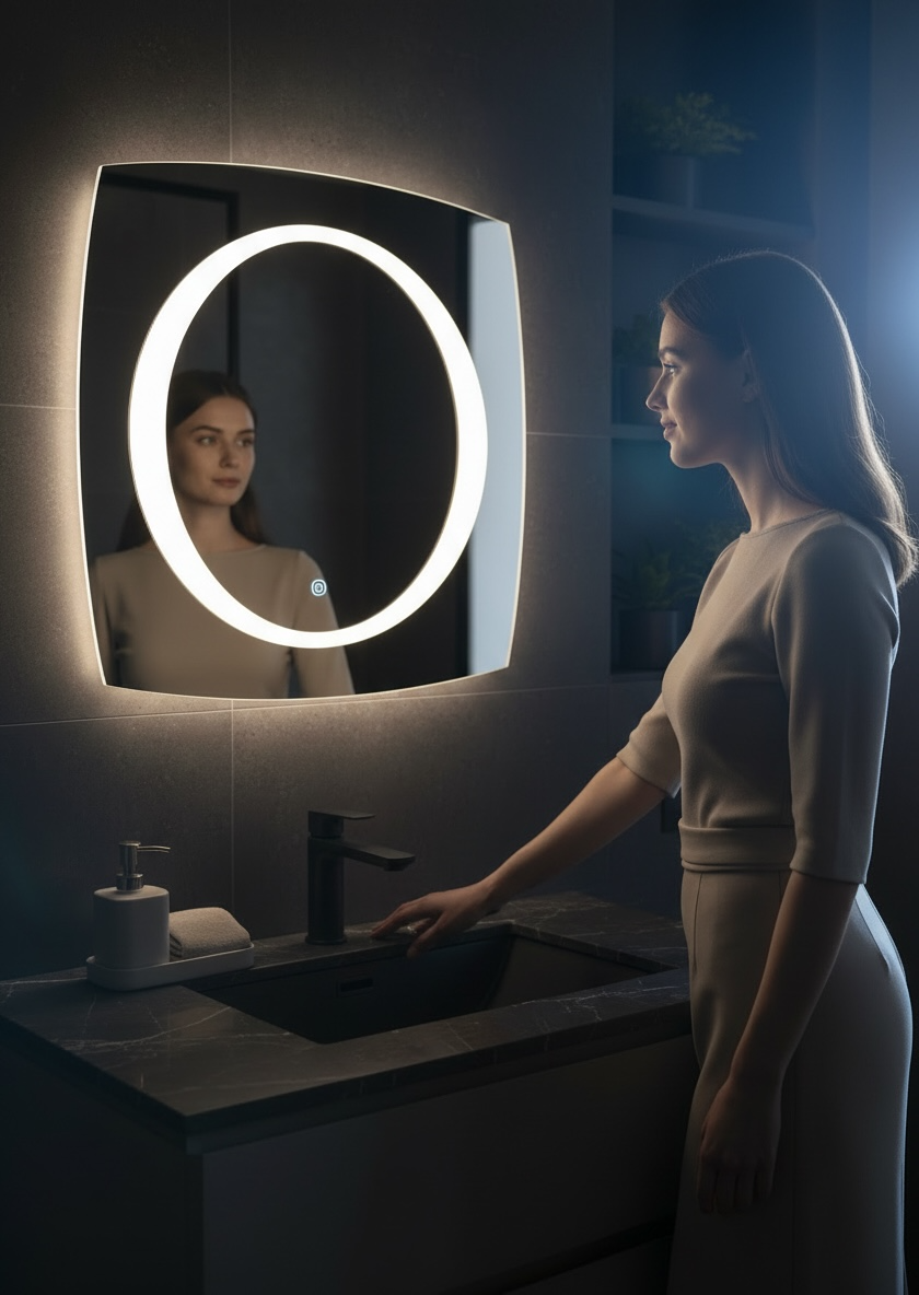 Illuminated S1LED Mirror
