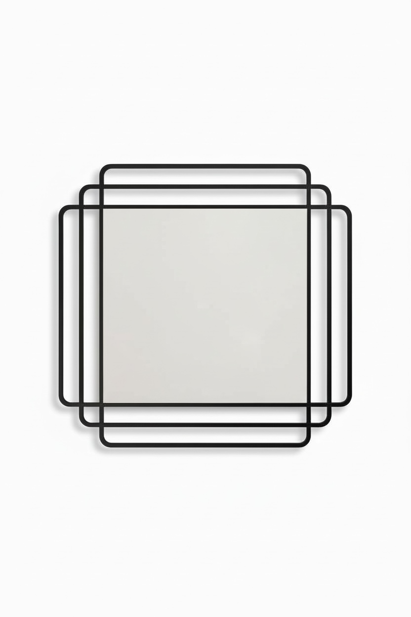 Three Lines Metal Dc Mirror