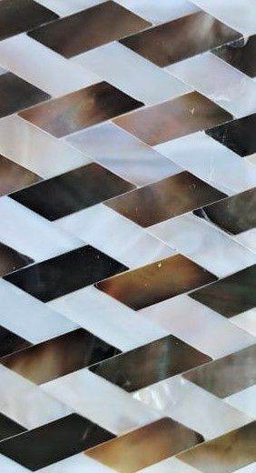 MOP Waves Decorative Mirror