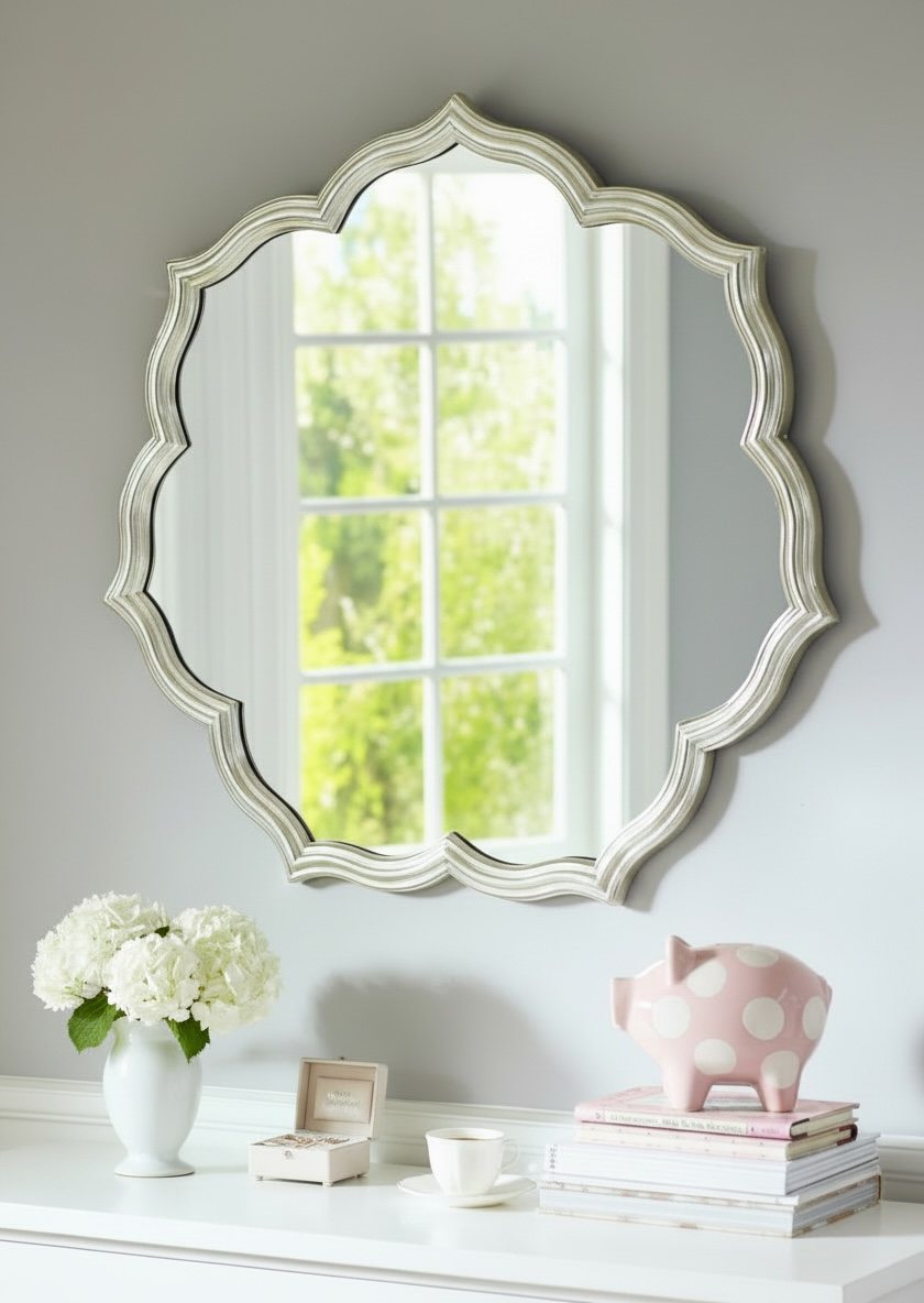 Italiano Flower Decorative Mirror