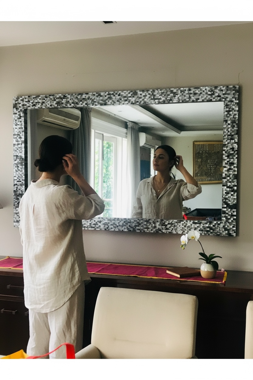 Biggie Mother Of Pearl Dc Mirror