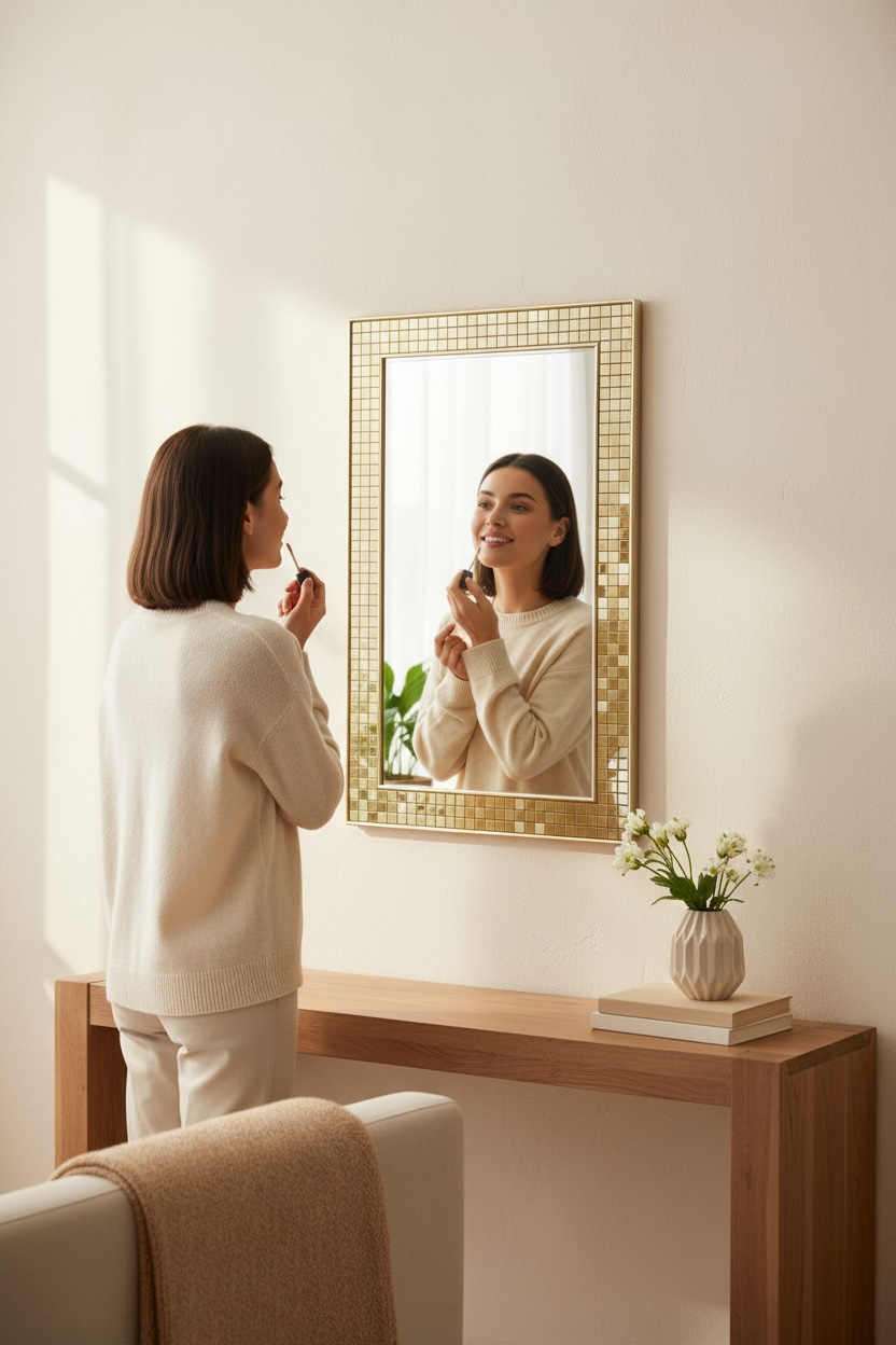 Italian Gold Mosaic DG Mirror