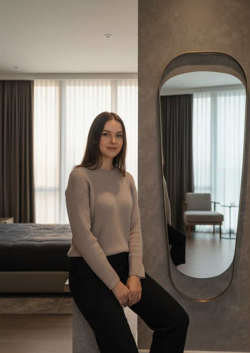 Bixo gold full length mirror