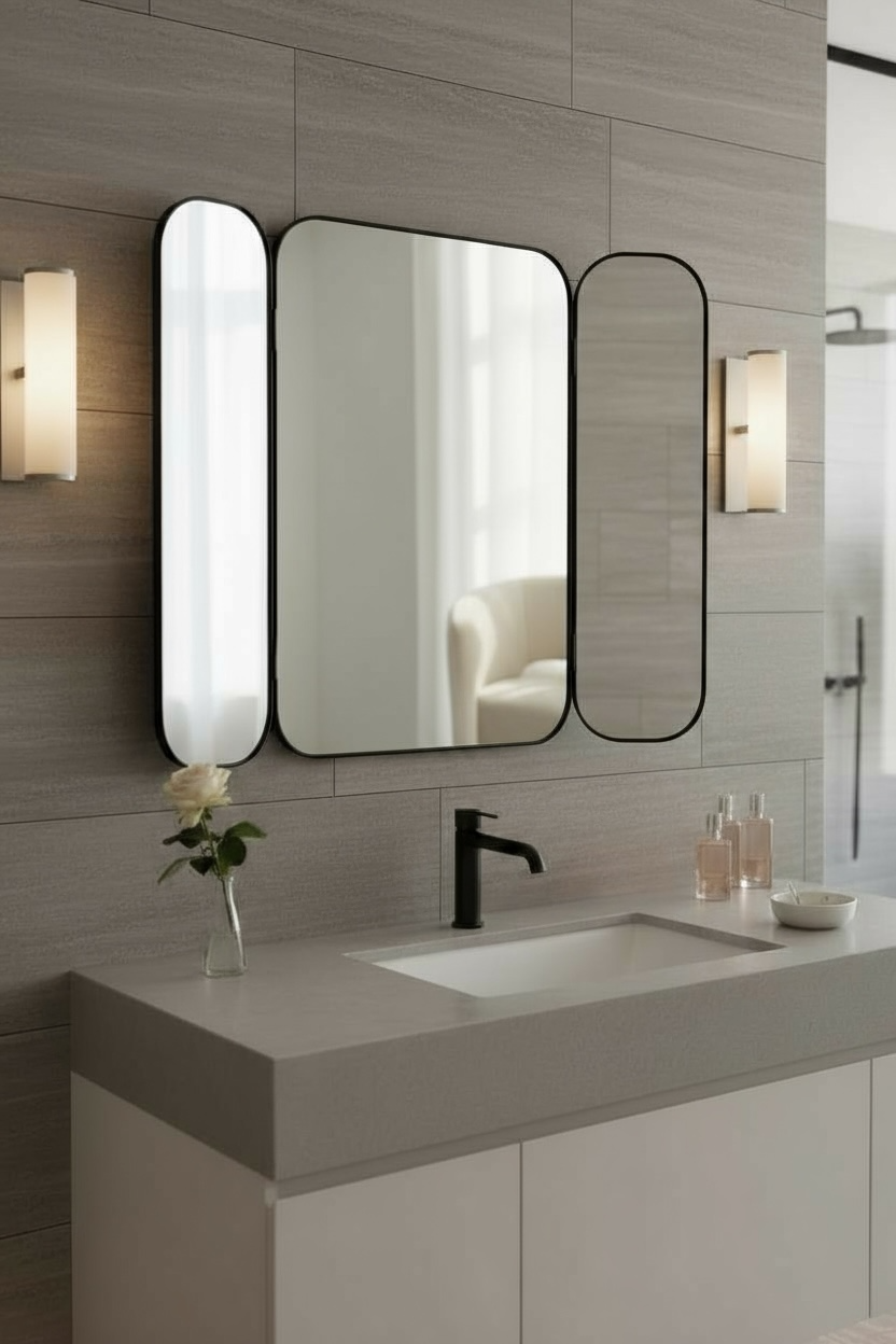 Migo-S movable bathroom mirror