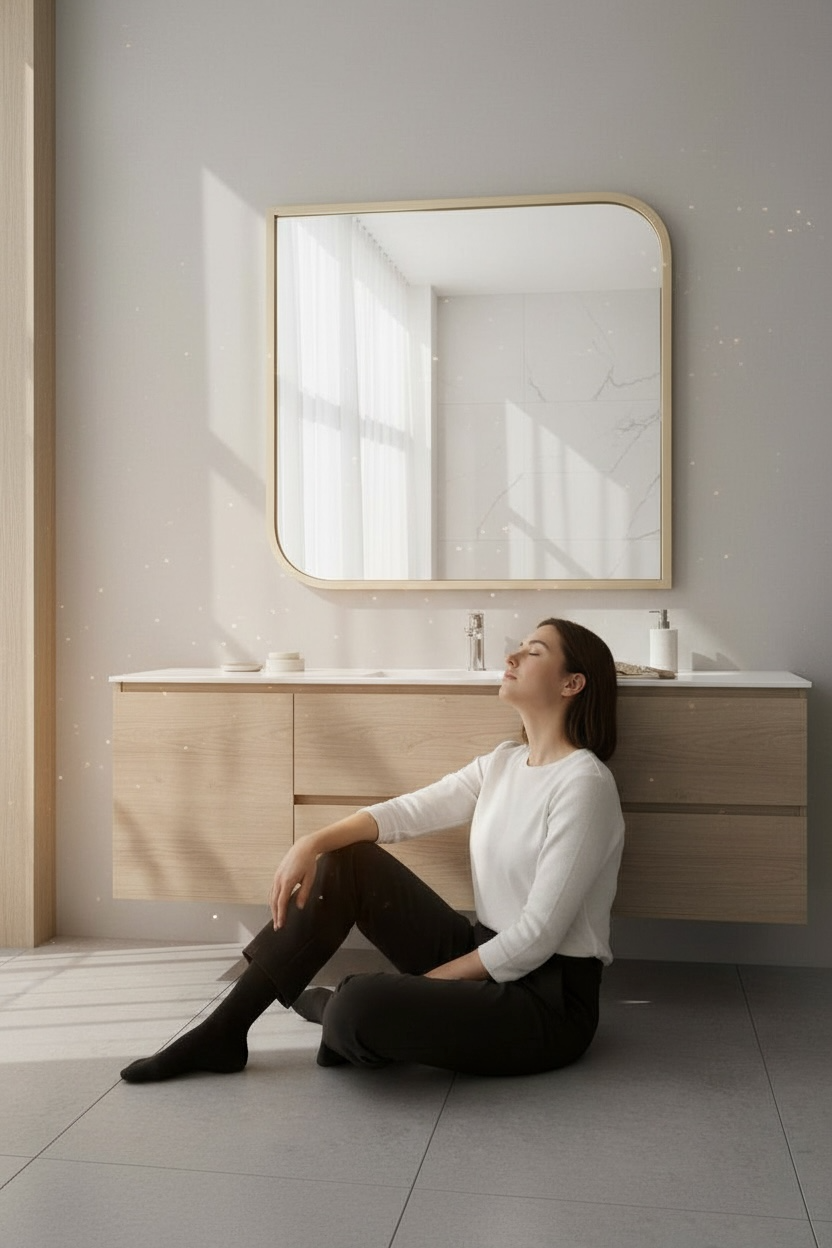 Gold Glaze Dc Mirror