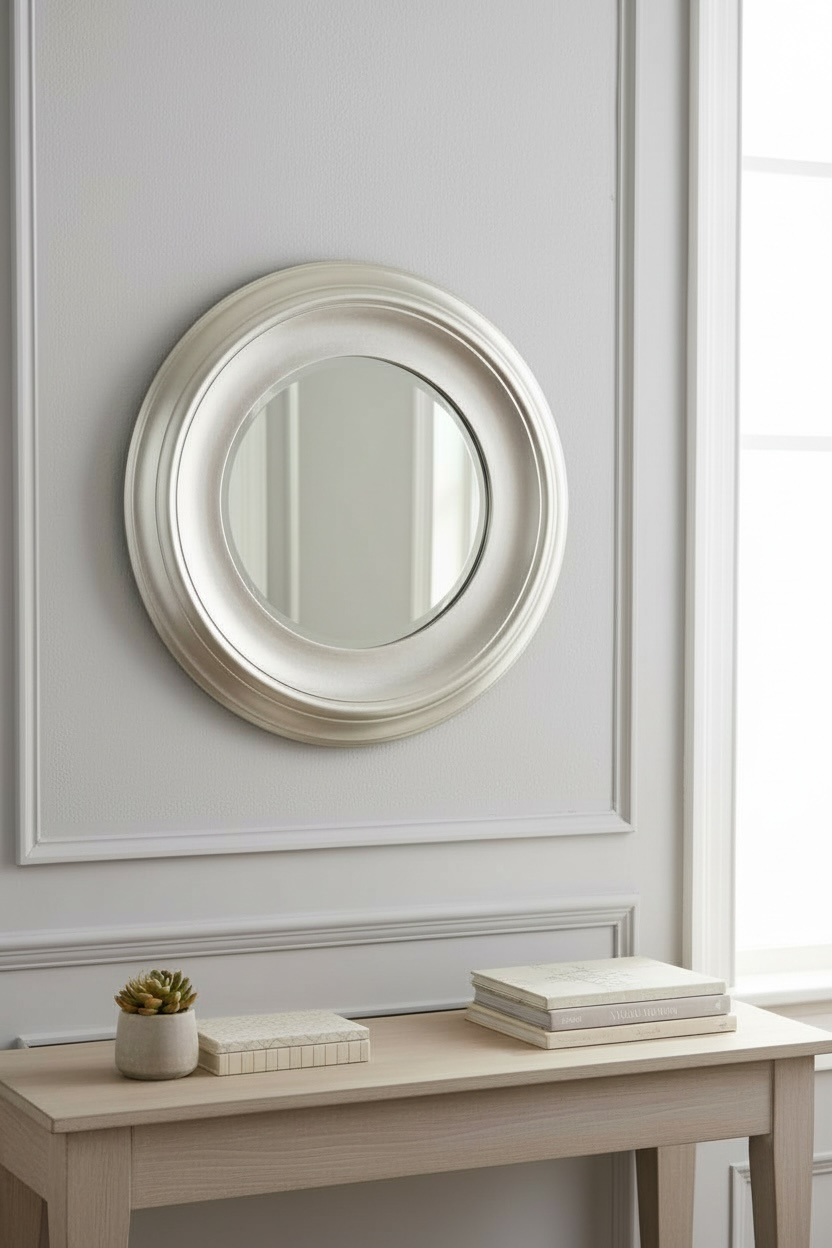 Champagne Leaf Mirror