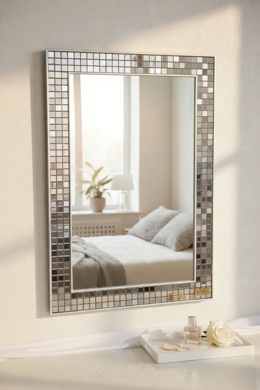 Silver Mosaic X4 Mirror