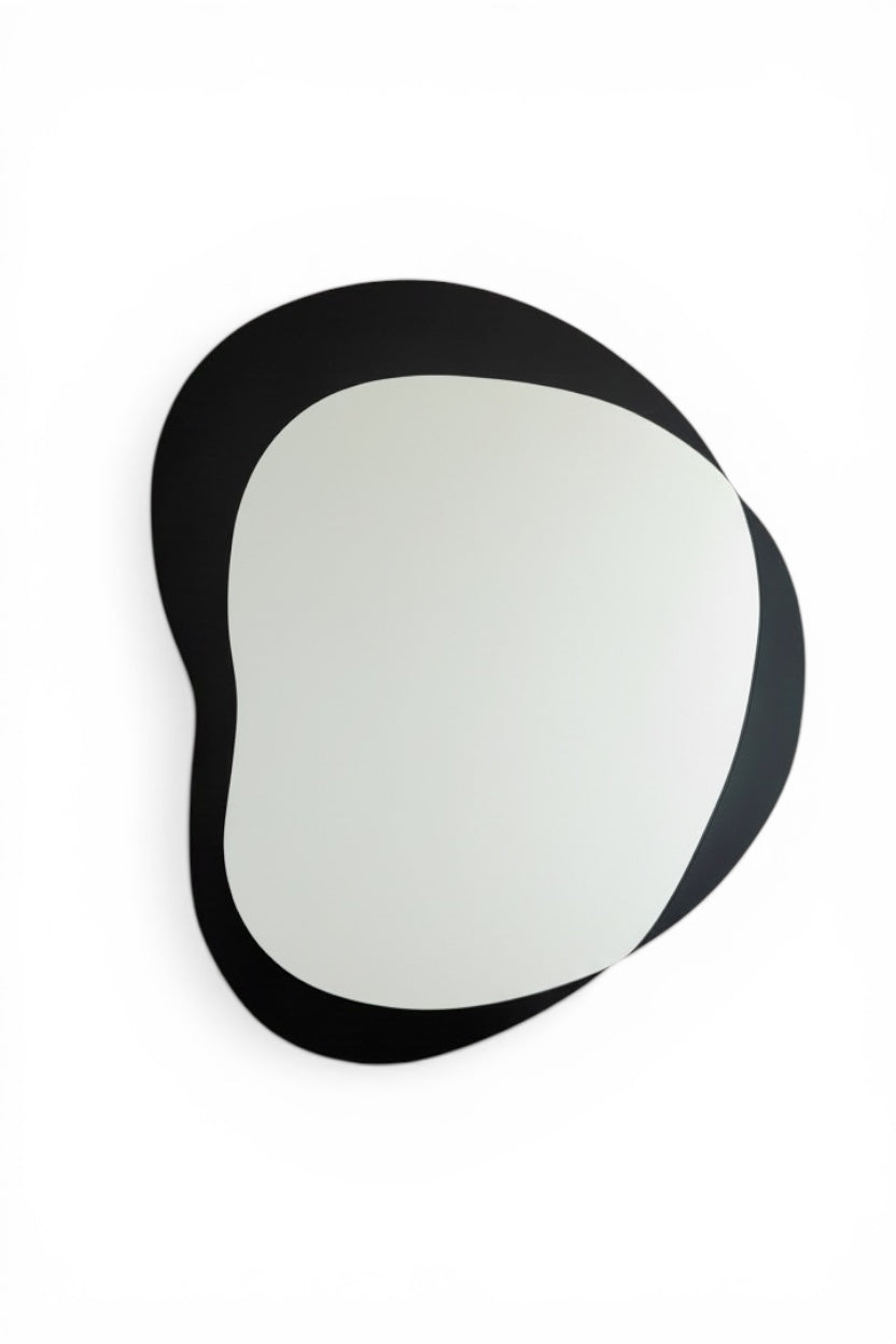 Black Heart Decorative Mirror