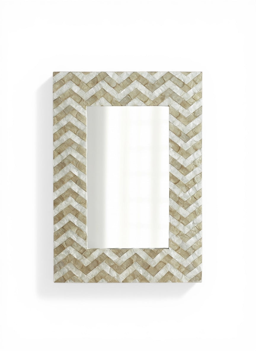 Wave Pearl Designer Mirror