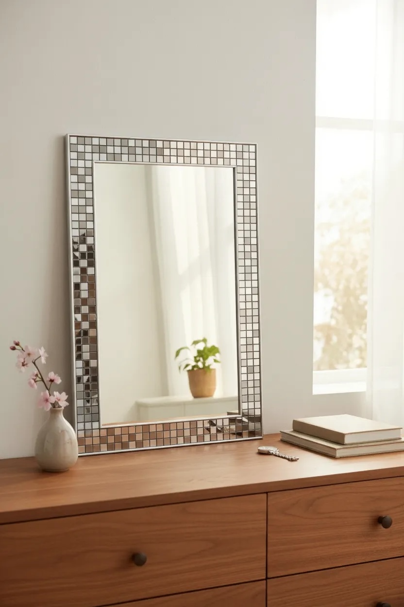 Silver Mosaic X4 Mirror