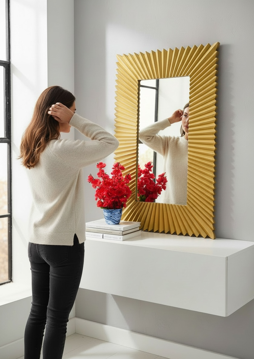 Rectowaves Decorative Mirror