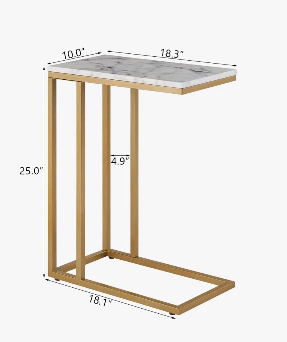 Gold SL accent table