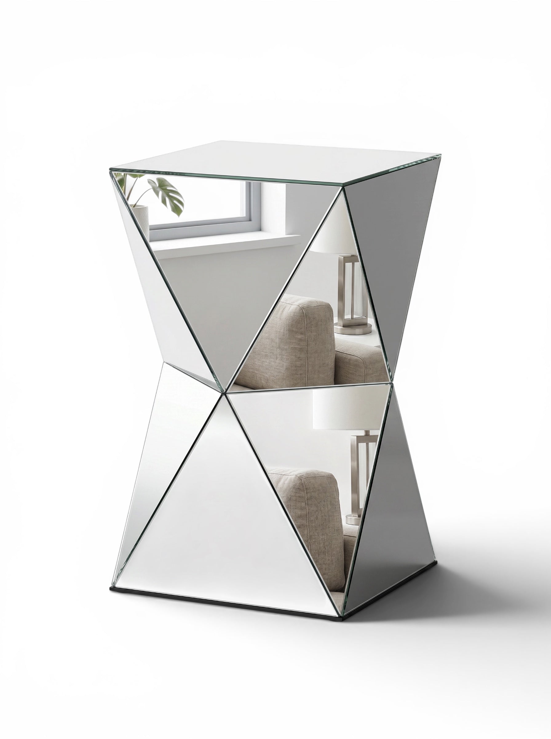 DiamX Mirror side table