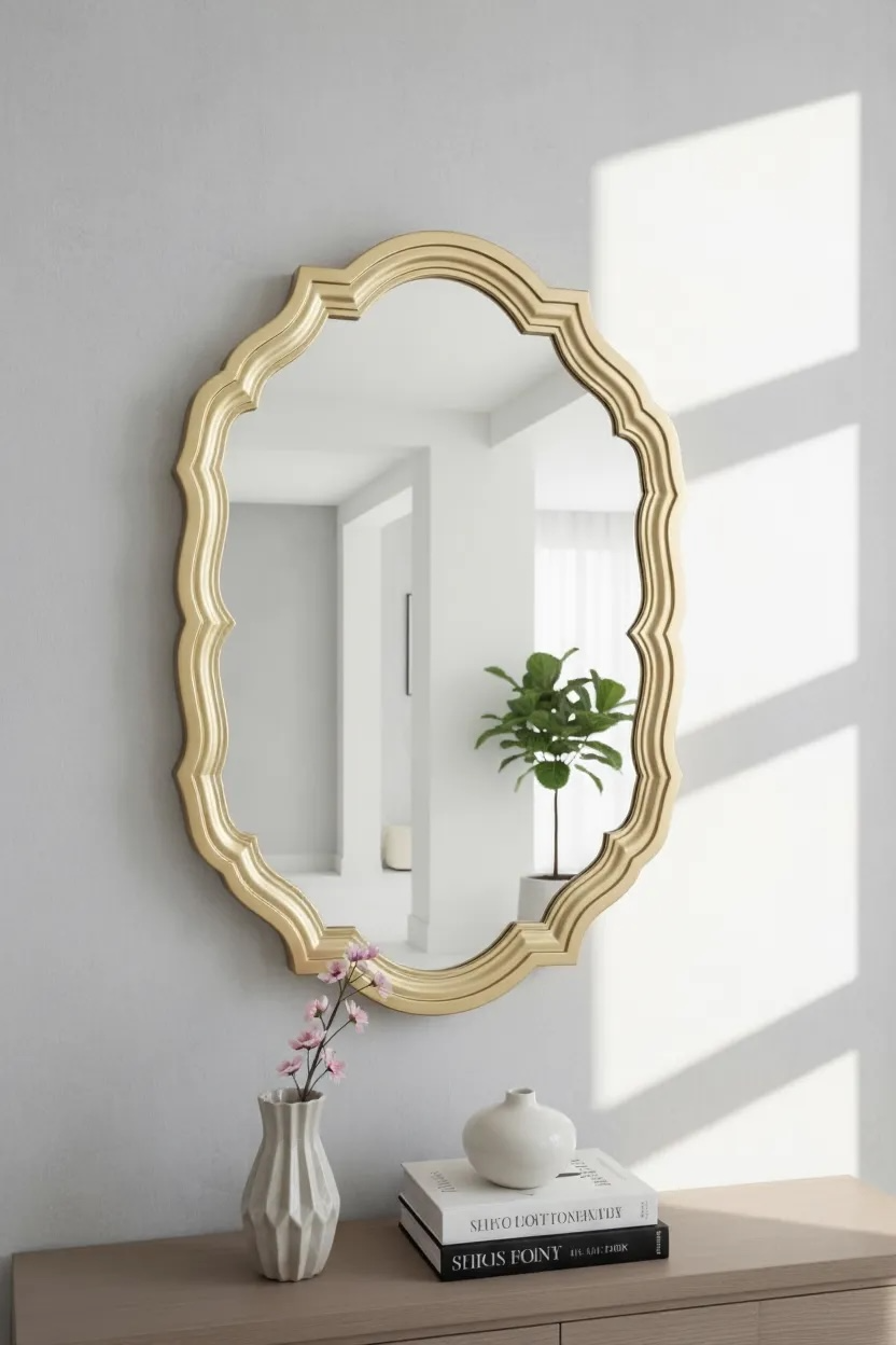 Alorah Oval Decorative Mirror