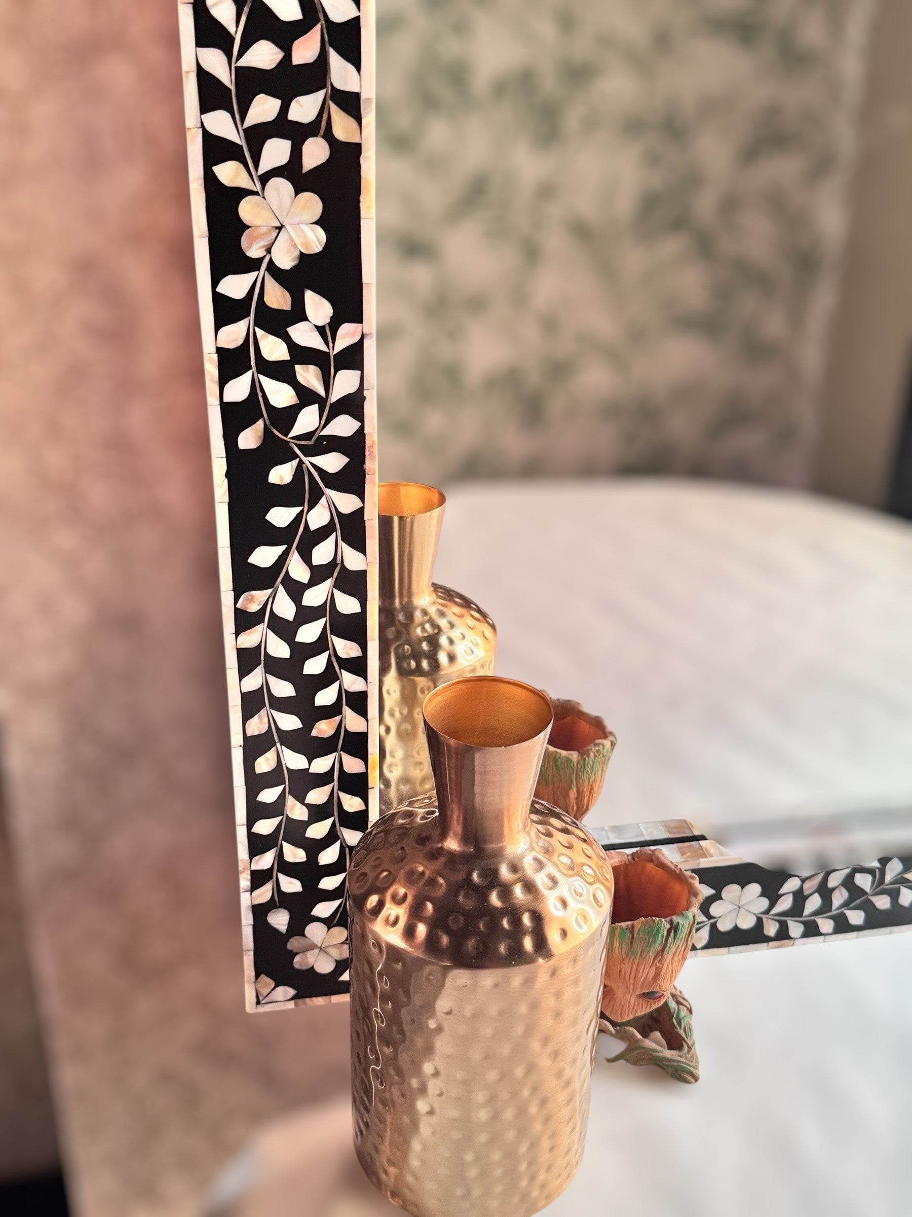 Blossom MOP decorative Mirror - Mirrorwalla