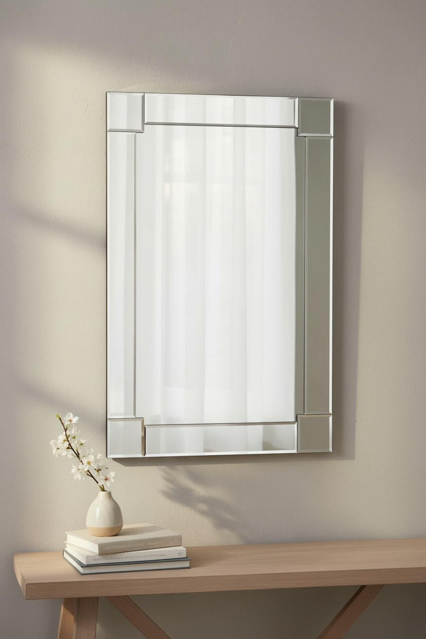 Beveled Box Decorative Mirror