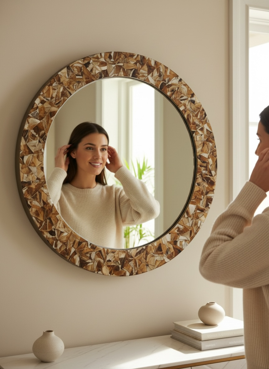 Chocolate Pearl Mirror
