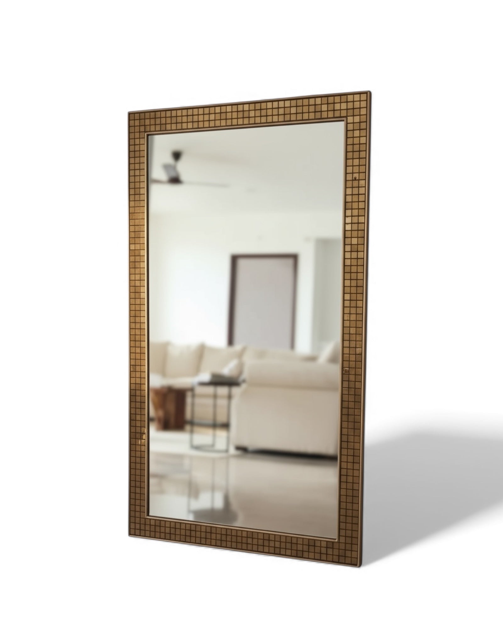 Gold Mosaic Dresser Mirror