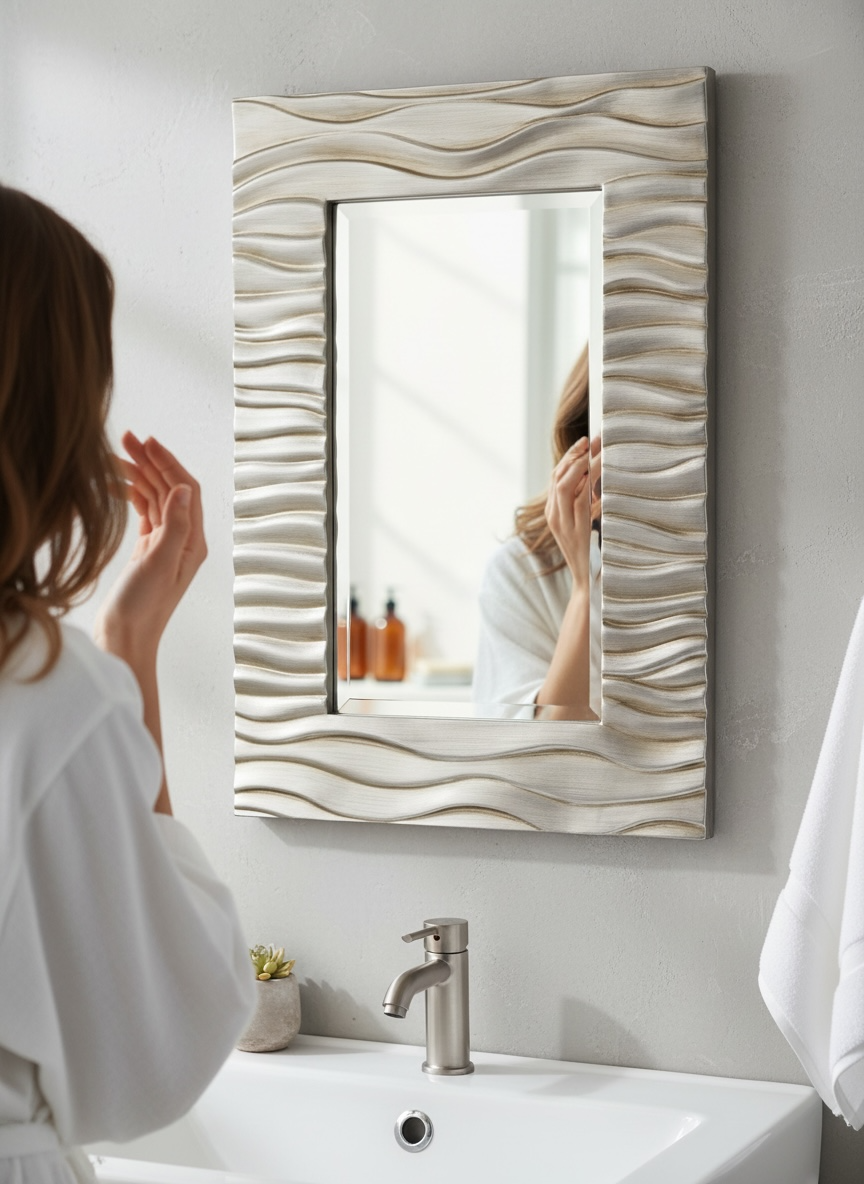 Wow Waives Decorative Mirror