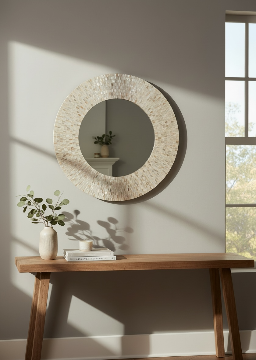 Ivory Love Decorative Mirror