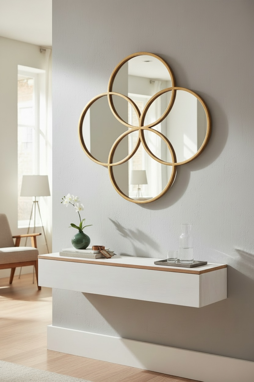 Globe-four Decorative Mirror