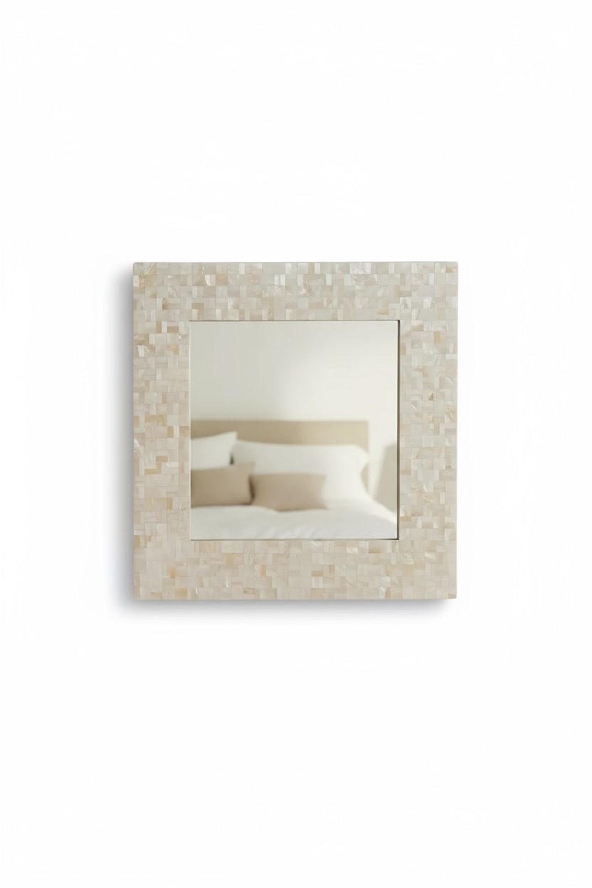 White Ocean MOP mirror