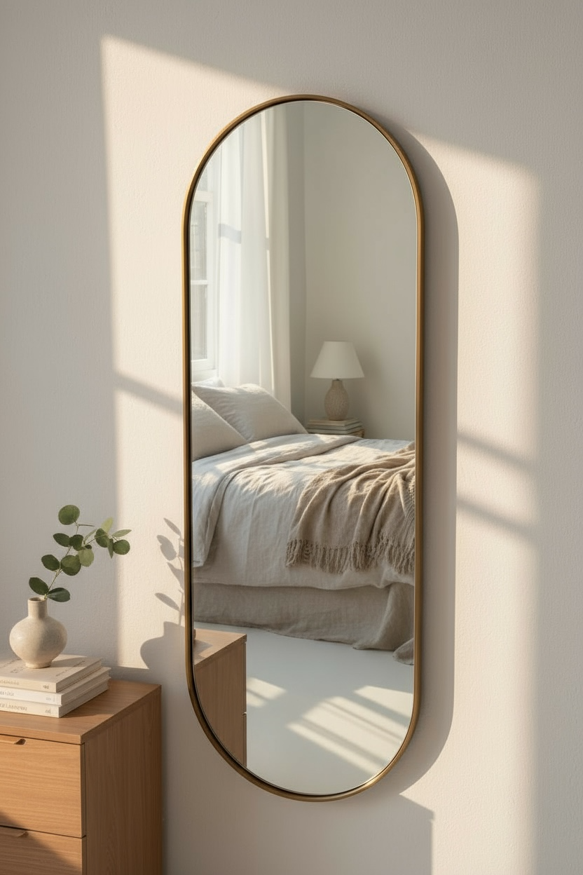 Copper Capsule Long Mirror