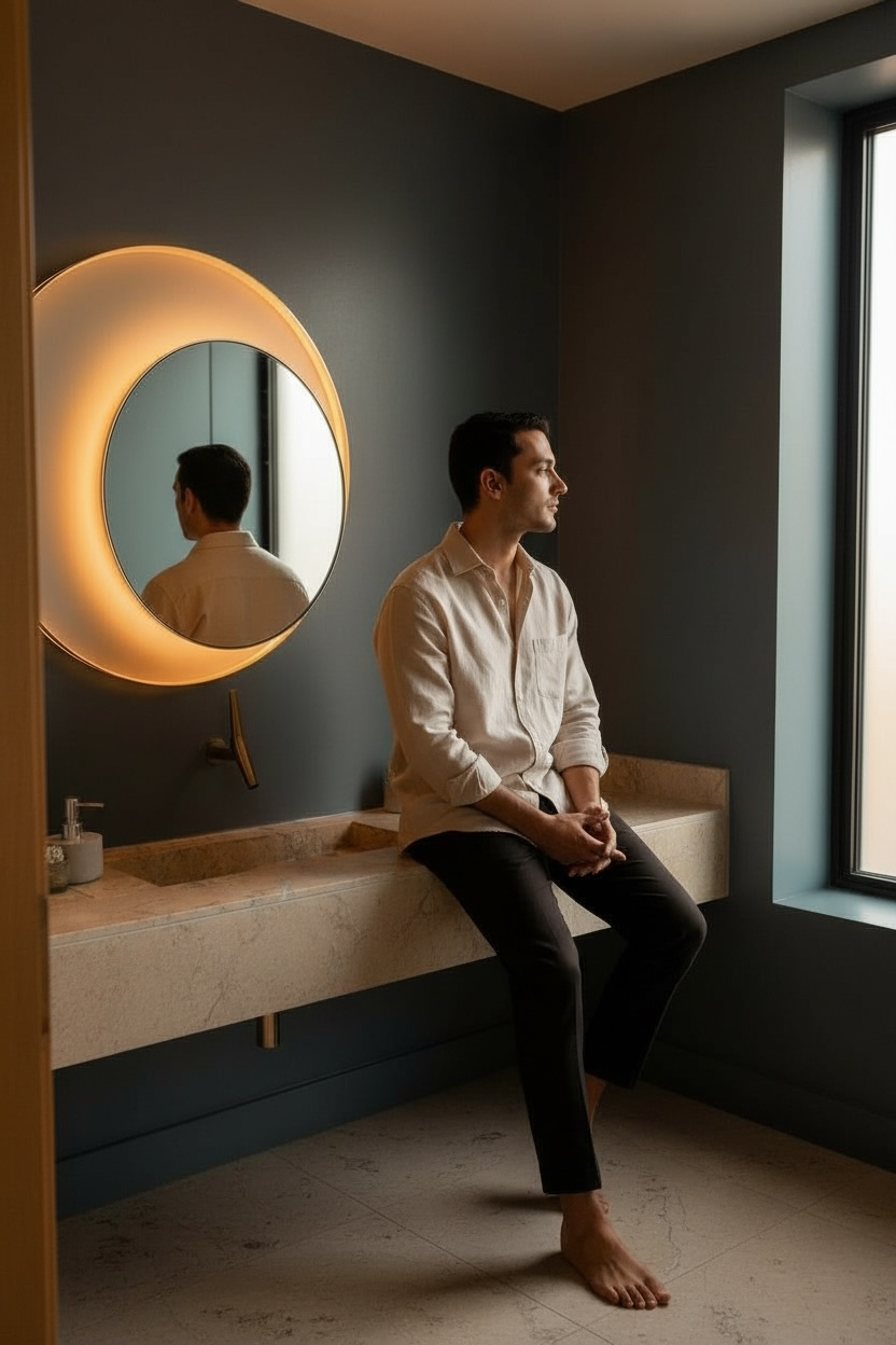 Mizco Premium Rose Gold Backlit Mirror