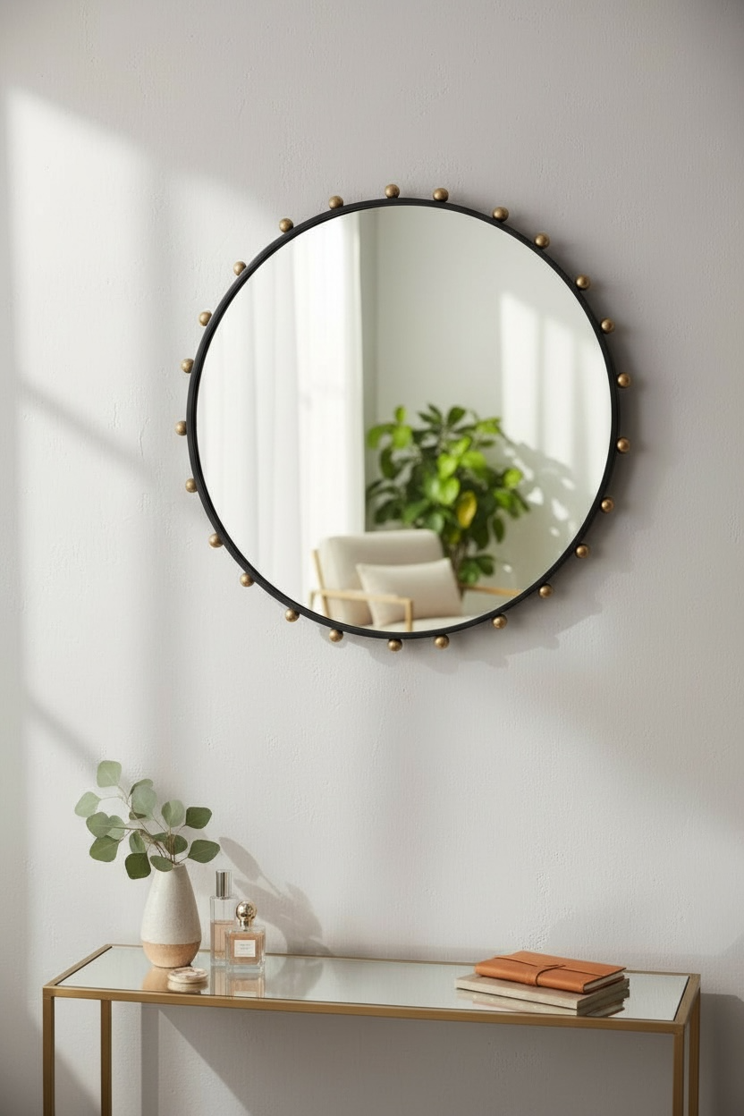 Black & Gold Scorpion DC Mirror