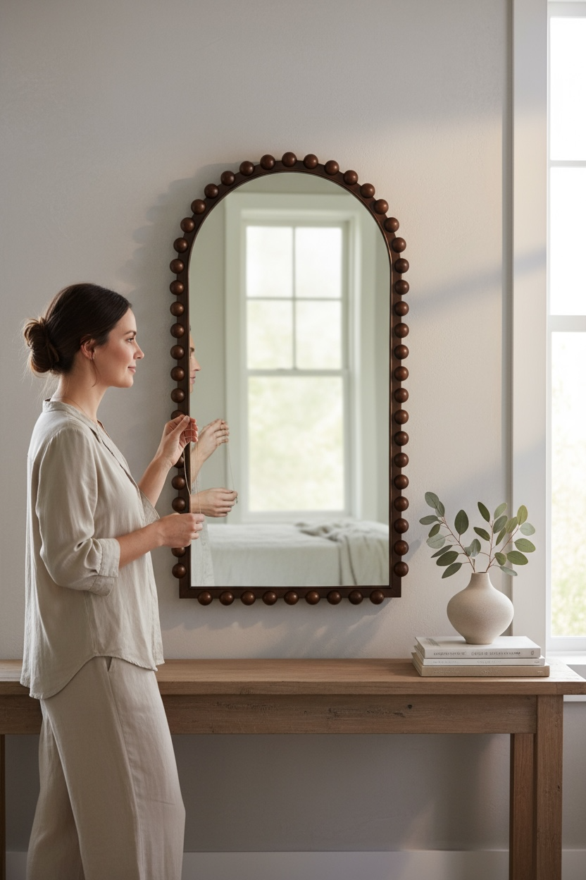 Classic Teak Decorative Mirror