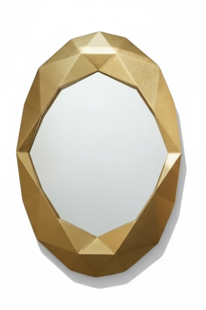 Diamond Cut Decorative Mirror